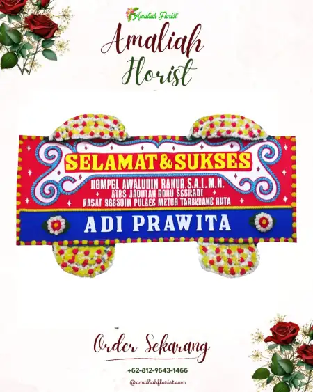 Papan Bunga Ucapan Selamat Tambang Ayam