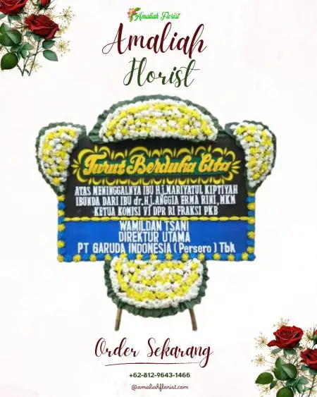 Papan Bunga Duka Tambang Ayam